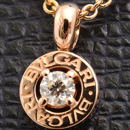 Bvlgari Bvlgari 1P Diamond Necklace Pink Gold 750Pg