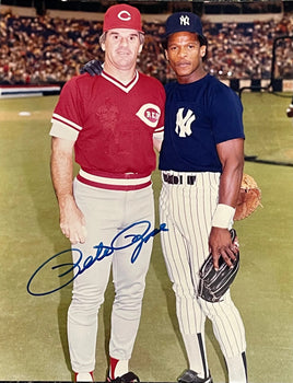 Pete Rose Autographed Cincinnati Reds 8X10 Photo