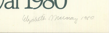 Elizabeth Murray American Dance Festival Signed 