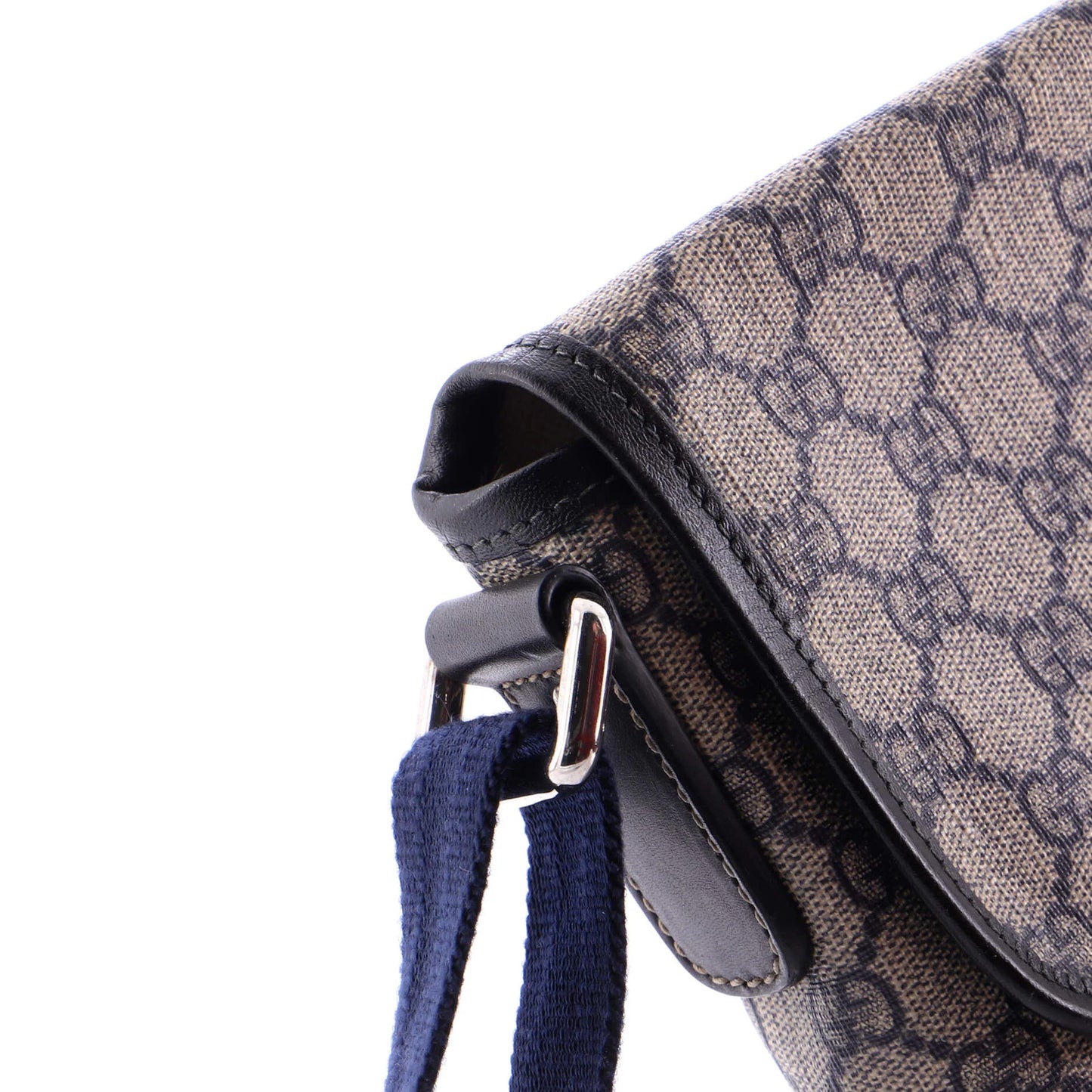 Gucci Flap Messenger Gg Coated Canvas Small