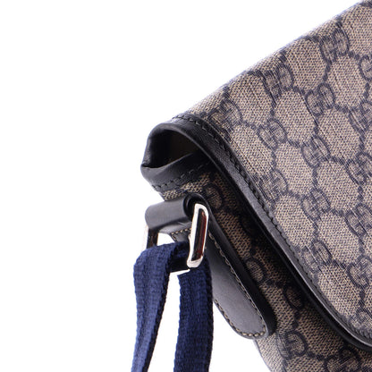 Gucci Flap Messenger Gg Coated Canvas Small