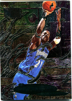 Kevin Garnett 1997 Fleer Metalized Unsigned Card