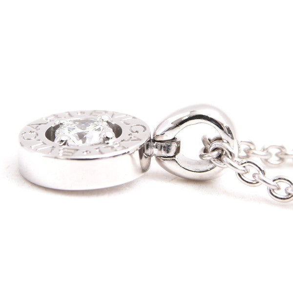 Bvlgari Bulgari 1P Diamond Necklace 750Wg White Gold