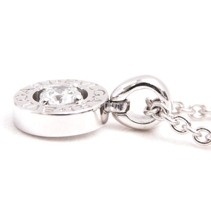 Bvlgari Bulgari 1P Diamond Necklace 750Wg White Gold
