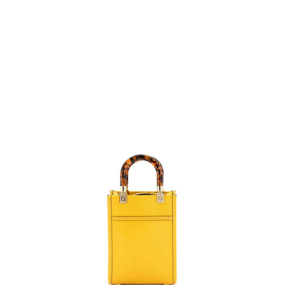 Fendi Sunshine Shopper Tote Leather Mini