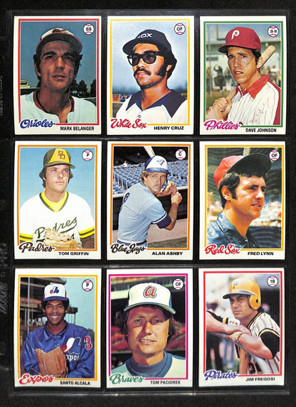 1978 Topps Baseball Complete Set (726) Murray Rc,