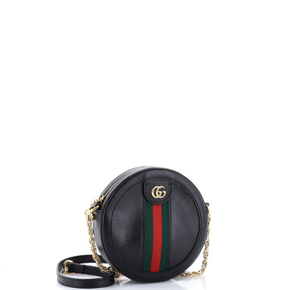 Gucci Ophidia Round Shoulder Bag Leather Mini