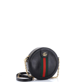 Gucci Ophidia Round Shoulder Bag Leather Mini