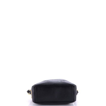 Prada Logo Camera Bag Embossed Leather Small