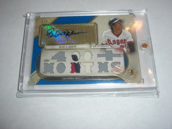 Rod Carew 2017 Topps Triple Threads Game  Triple