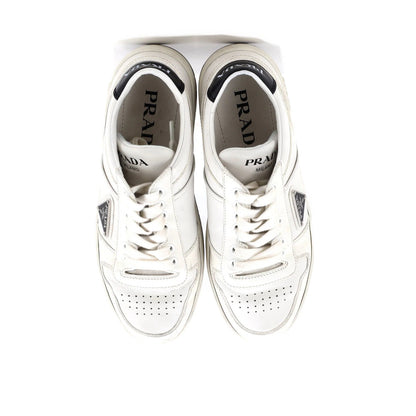 Prada Women'S Downtown Low-Top Sneakers Leather
