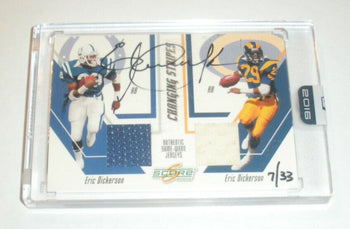 Eric Dickerson 2016 Panini Honors Game Used Dual