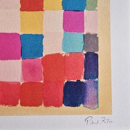 Paul Klee Lithograph Numbered Coa (Piet Mondrian,