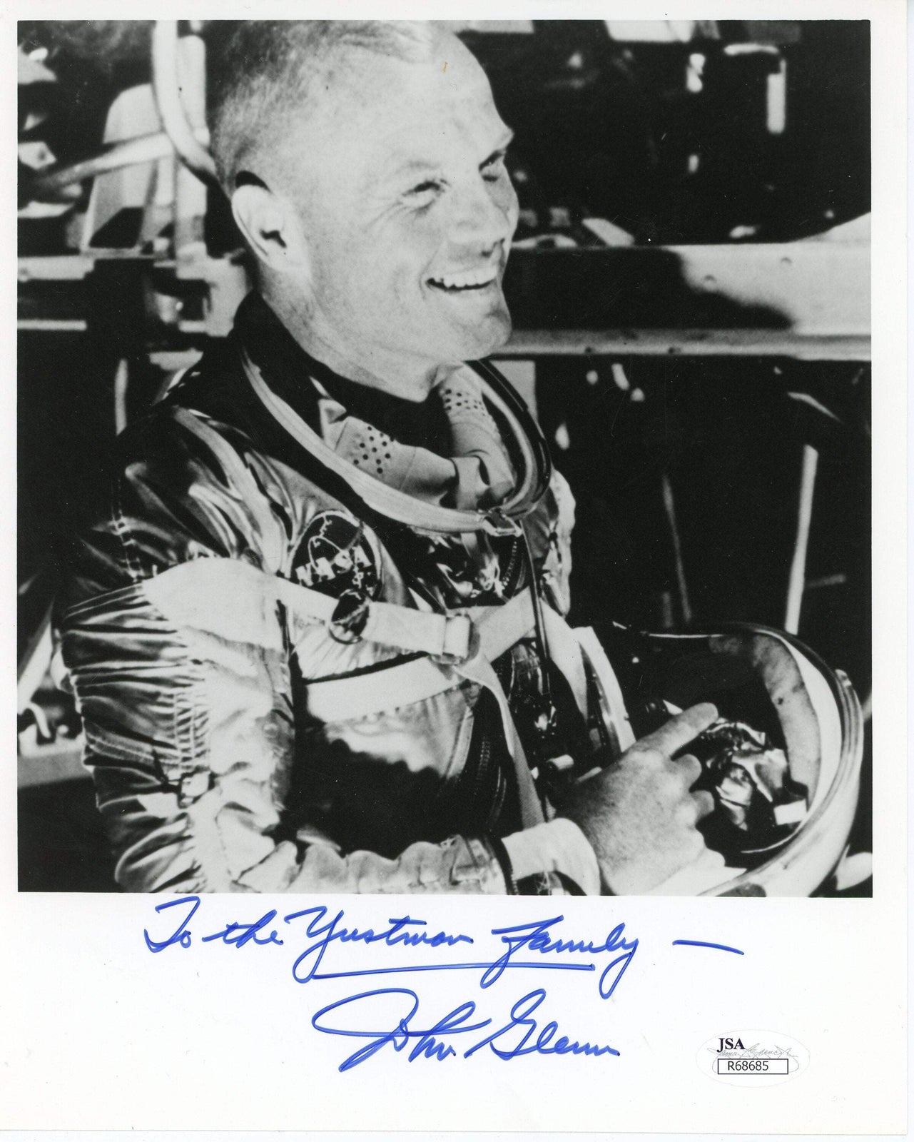 John Glenn Autographed 8X10 Photo (Jsa)