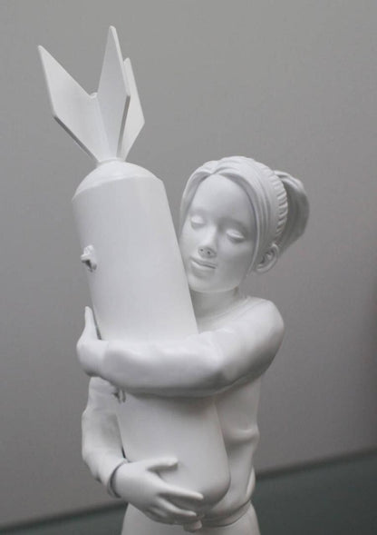 Banksy Bomb Hugger White Bomb Ver. Medicom Toy Mct Figure Original Box