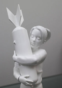 Banksy Bomb Hugger White Bomb Ver. Medicom Toy Mct Figure Original Box
