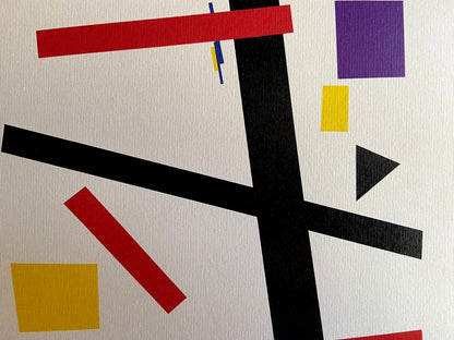 Kazimir Malevich Lithograph Hand Numbered Coa