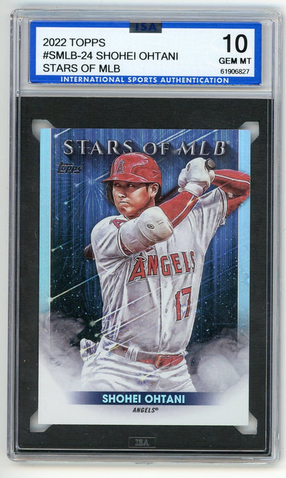 Shohei Ohtani 2019 Bowman Card #34 Isa 10