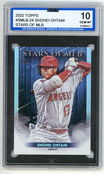 Shohei Ohtani 2019 Bowman Card #34 Isa 10