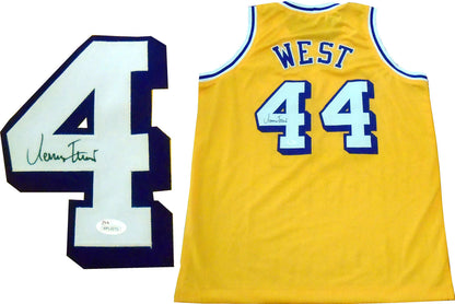 Jerry West Autographed Los Angeles Lakers Jersey (Jsa)