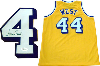 Jerry West Autographed Los Angeles Lakers Jersey (Jsa)