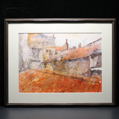 Cai Guohua ( China) Signed Original Acrylic Painting Framed - Paris