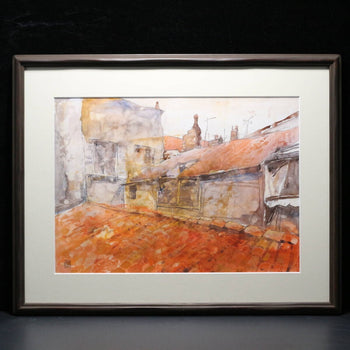 Cai Guohua ( China) Signed Original Acrylic Painting Framed - Paris