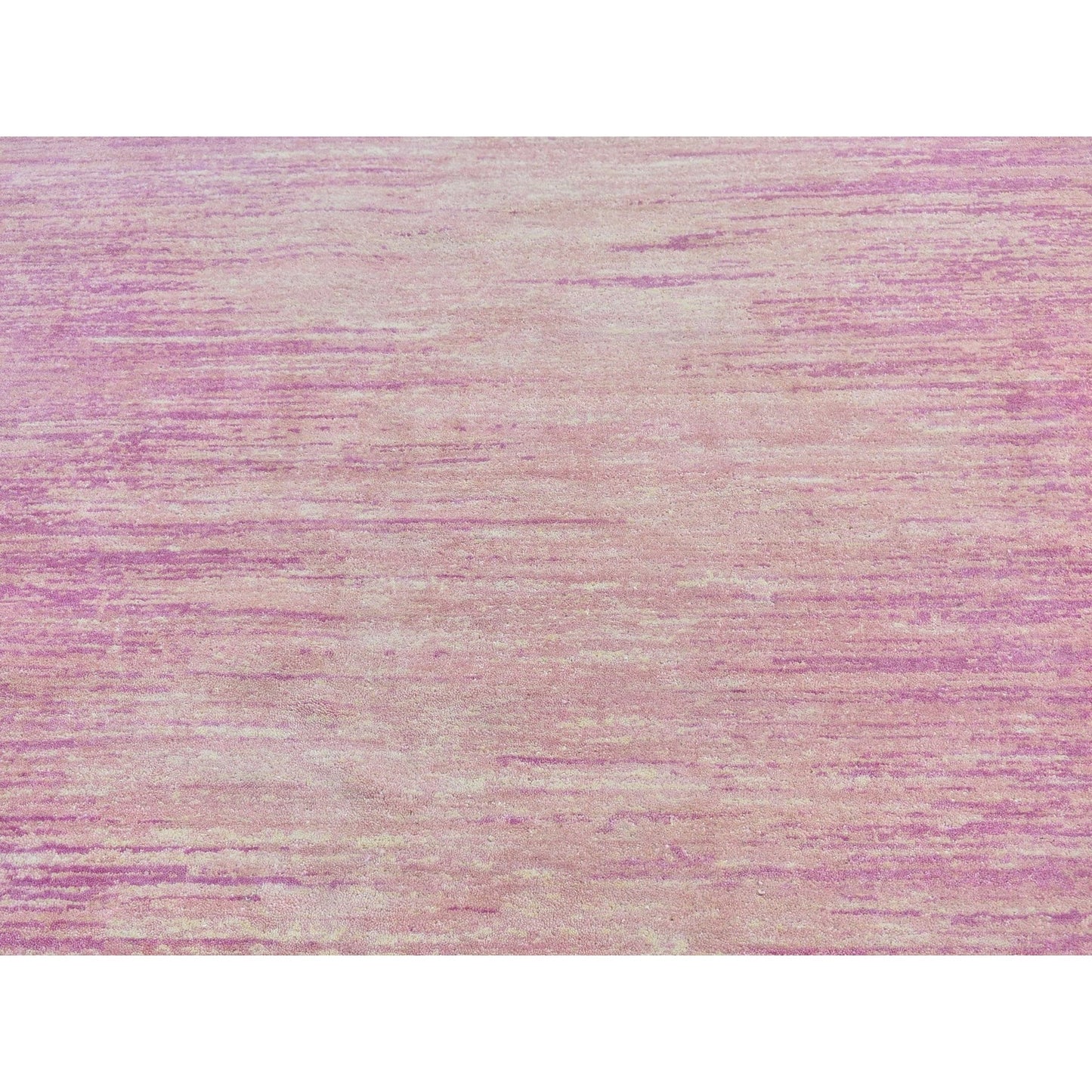 6'1"X9'2" Thick And Plush Organic Wool Ombre Design Hand Knotted Rug