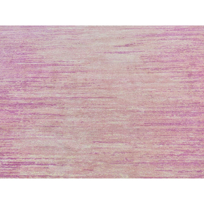 6'1"X9'2" Thick And Plush Organic Wool Ombre Design Hand Knotted Rug