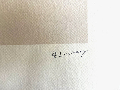 Lissitzky Lithograph 1976