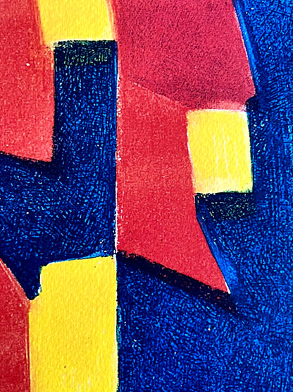 Serge Poliakoff Lithograph Moma Coa Signed Op