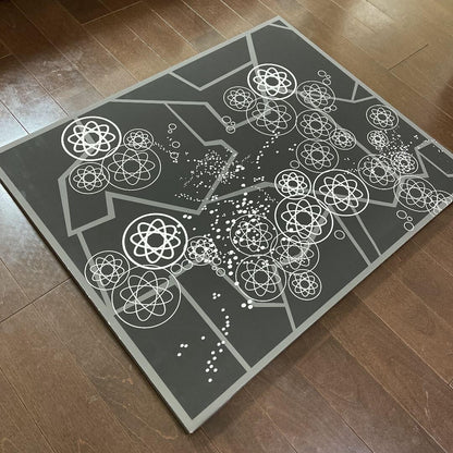 Rare Futura Canvas Art - Official Atomic Rings Limited Edition Large Size