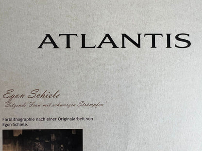 Egon Schiele Lithograph Numbered Coa