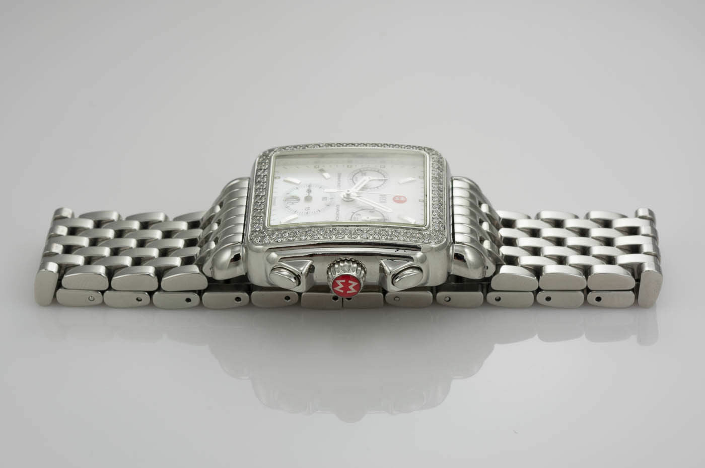 Michele Deco Chronograph Wristwatch In Stainless