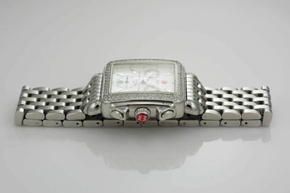 Michele Deco Chronograph Wristwatch In Stainless