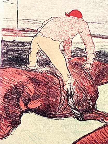 Henri De Toulouse-Lautrec Mourlot 1952 Coa Signed Stamp Published