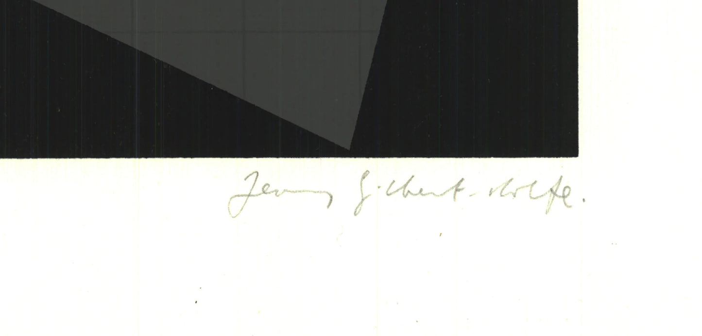 Jeremy Gilbert-Rolf Live From Lincoln Center Signed " Serigraph