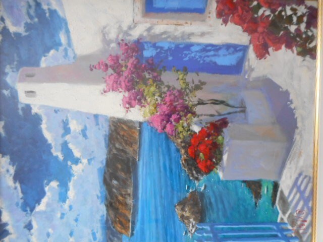 American Art Framed Oil on Canvas Large Signed Marko Mavrovich Original