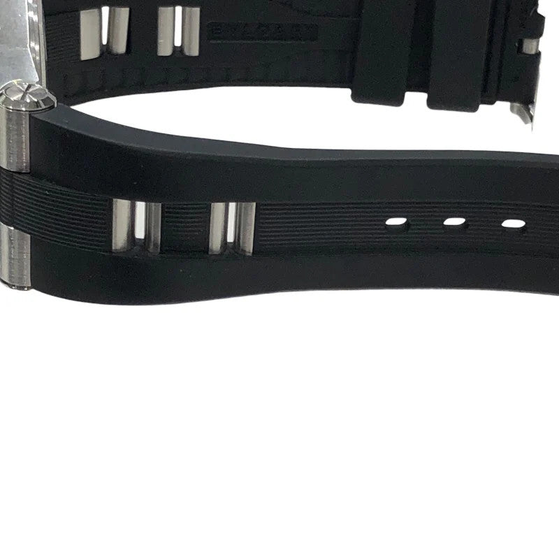 Bvlgari Diagono Dg42Sc Silver Ss/Rubber Strap