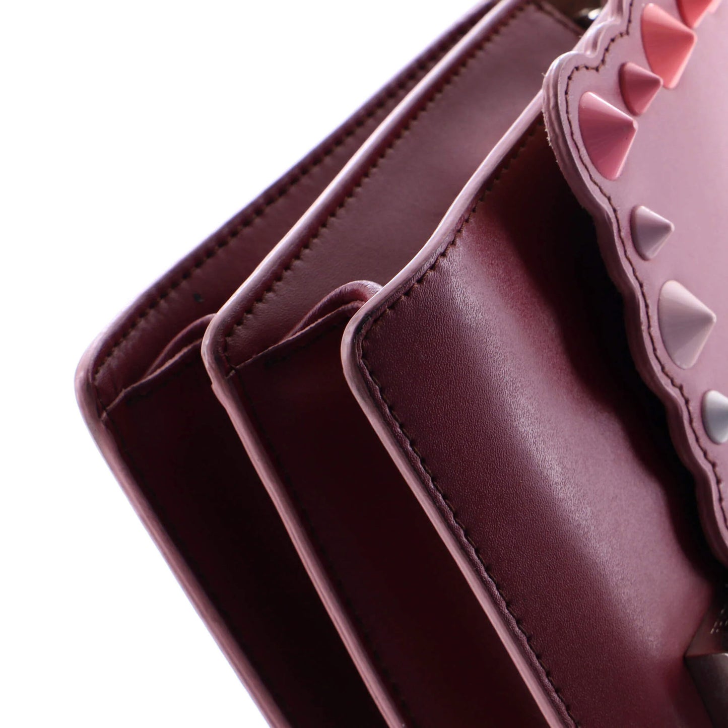 Fendi Kan I Bag Studded Leather Small