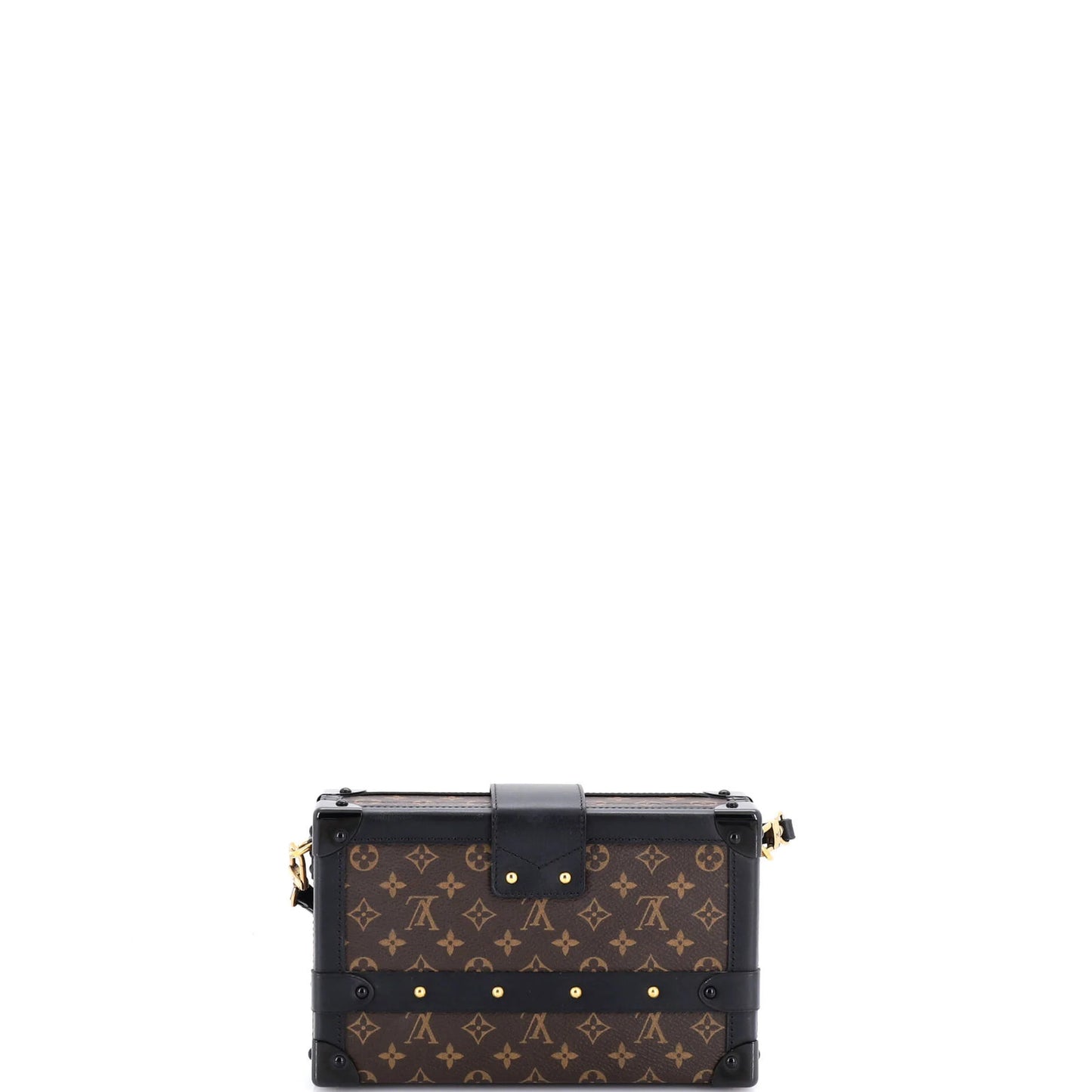Louis Vuitton Petite Malle Handbag Monogram Canvas