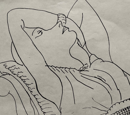 Henri Matisse Lithograph Handmade Coa Contract Signed By Hand Numbered By Hand