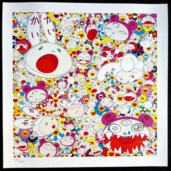 Takashi Murakami Lithograph Mori Art Coa Numbered Limited 200 Exe