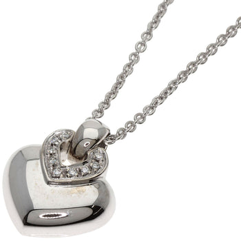 BVLGARI   Necklace Doppi Okuore Diamond K18 White
