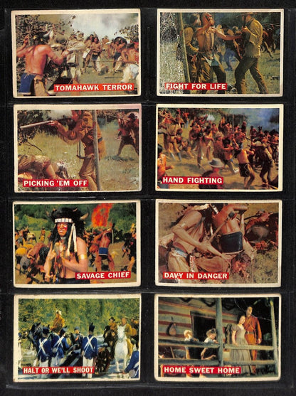 1956 Topps Davy Crockett Card Complete Orange