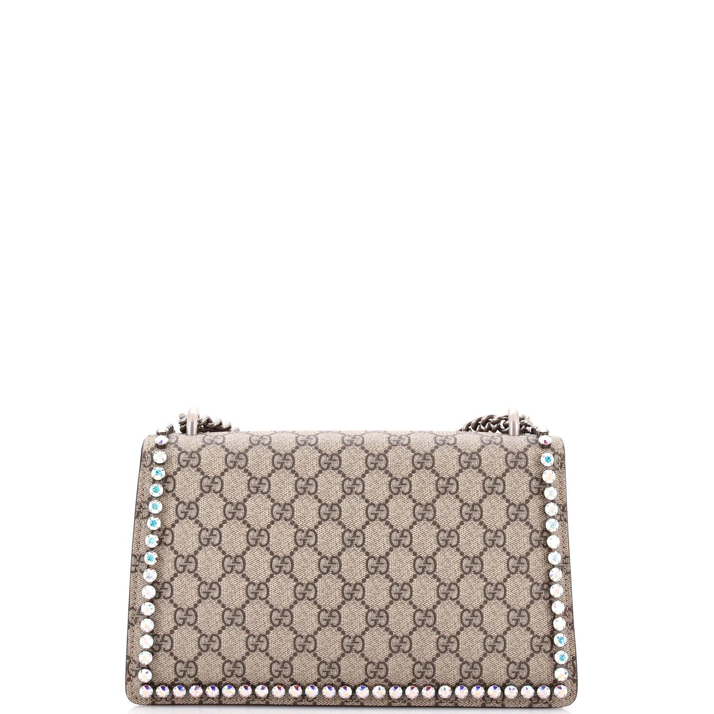 Gucci Dionysus Bag Crystal Embellished Gg Coated Canvas Small
