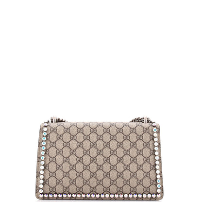 Gucci Dionysus Bag Crystal Embellished Gg Coated Canvas Small