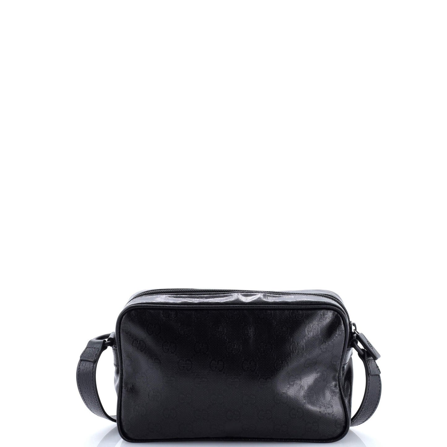 Gucci Front Pocket Camera Bag Gg Crystal Coated Canvas Mini