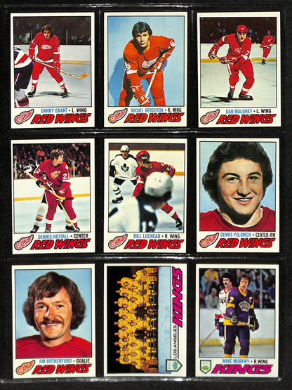 1977-78 Topps Hockey Cards Complete Set (1-264)