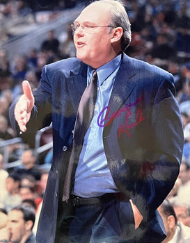 George Karl Autographed 8X10 Basketball Photo